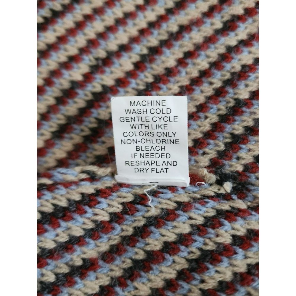 Telluride Clothing Company Women's Fair Isle Open Front Jacket Cardigan Medium - Picture 7 of 10